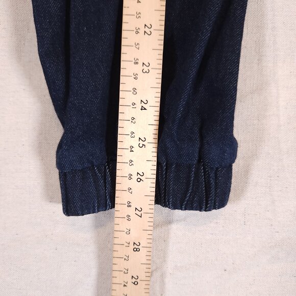 Boden Denim Gowrie Blue Jeans Womens Size 14R Elastic Hems Pockets - Picture 5 of 15